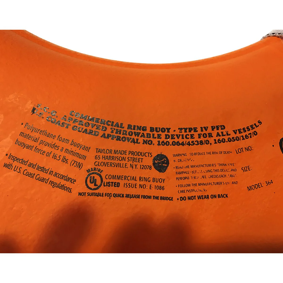 20" USCG Ring Buoy - Image 4