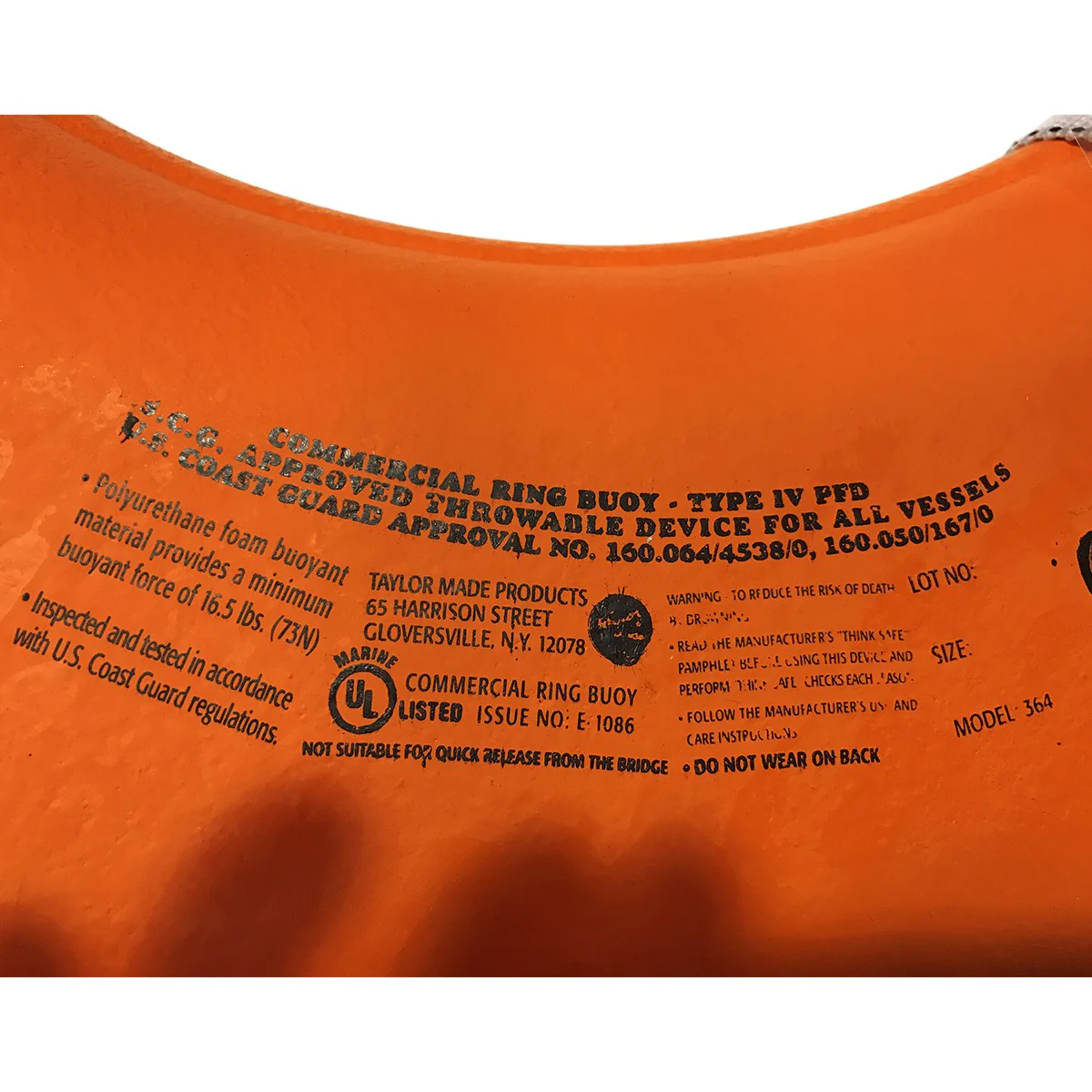 30" USCG Ring Buoy - Image 3