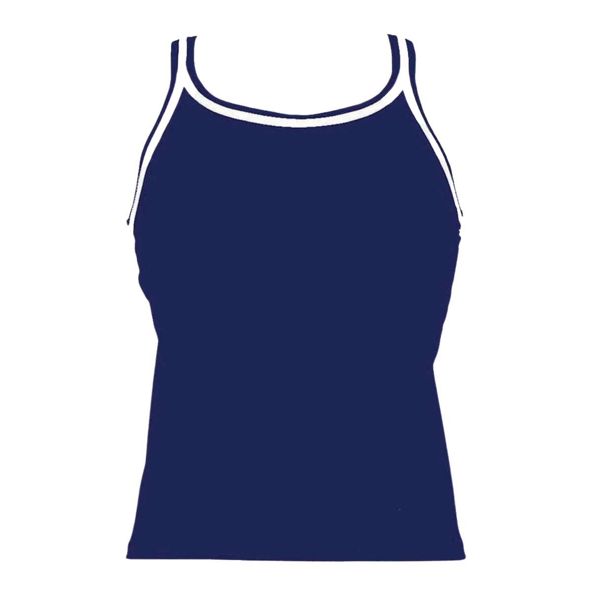 Dolfin Solid Tankini Top - Image 11