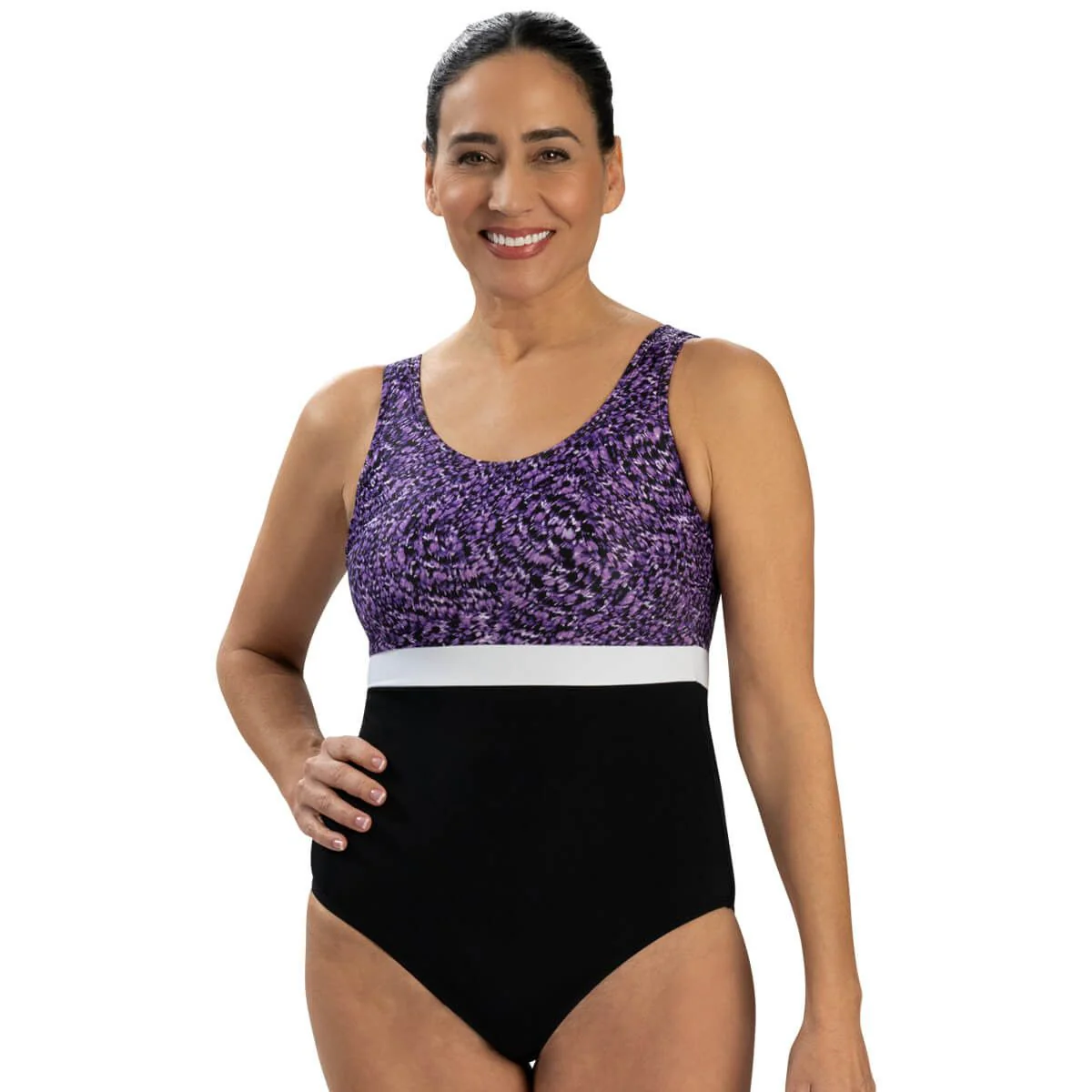 Dolfin Women's Color Block Moderate Scoop Back - Image 5