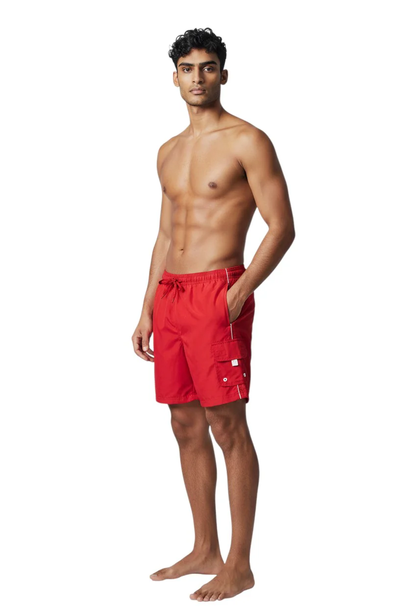 Kiefer Men's Solid Board Short with Liner
