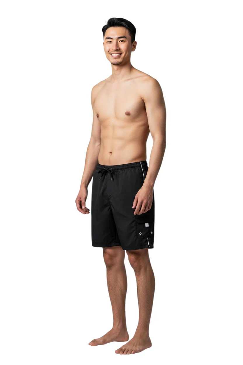 Kiefer Men's Solid Board Short with Liner - Image 10