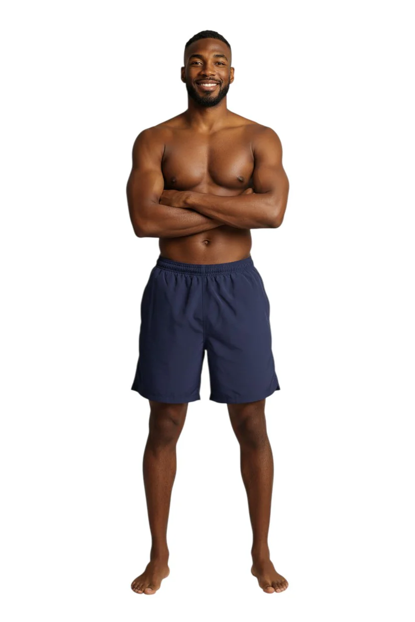 Kiefer Men's Solid Board Short with Liner - Image 15