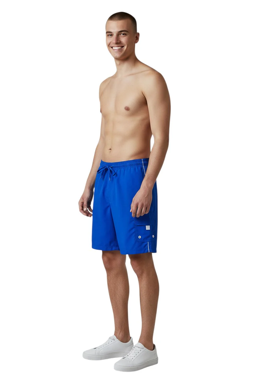 Kiefer Men's Solid Board Short with Liner - Image 23