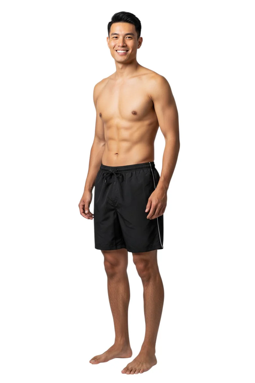 Kiefer Men's Solid Board Short with Liner - Image 8