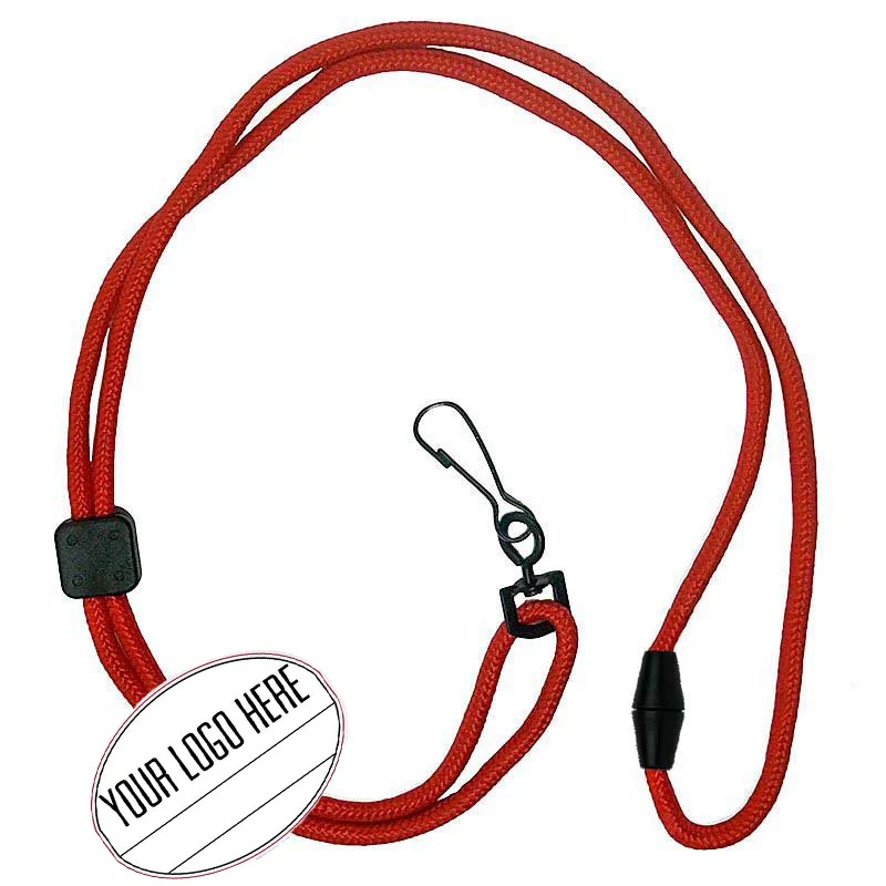 Oval Custom Name Tag Breakaway Lanyard