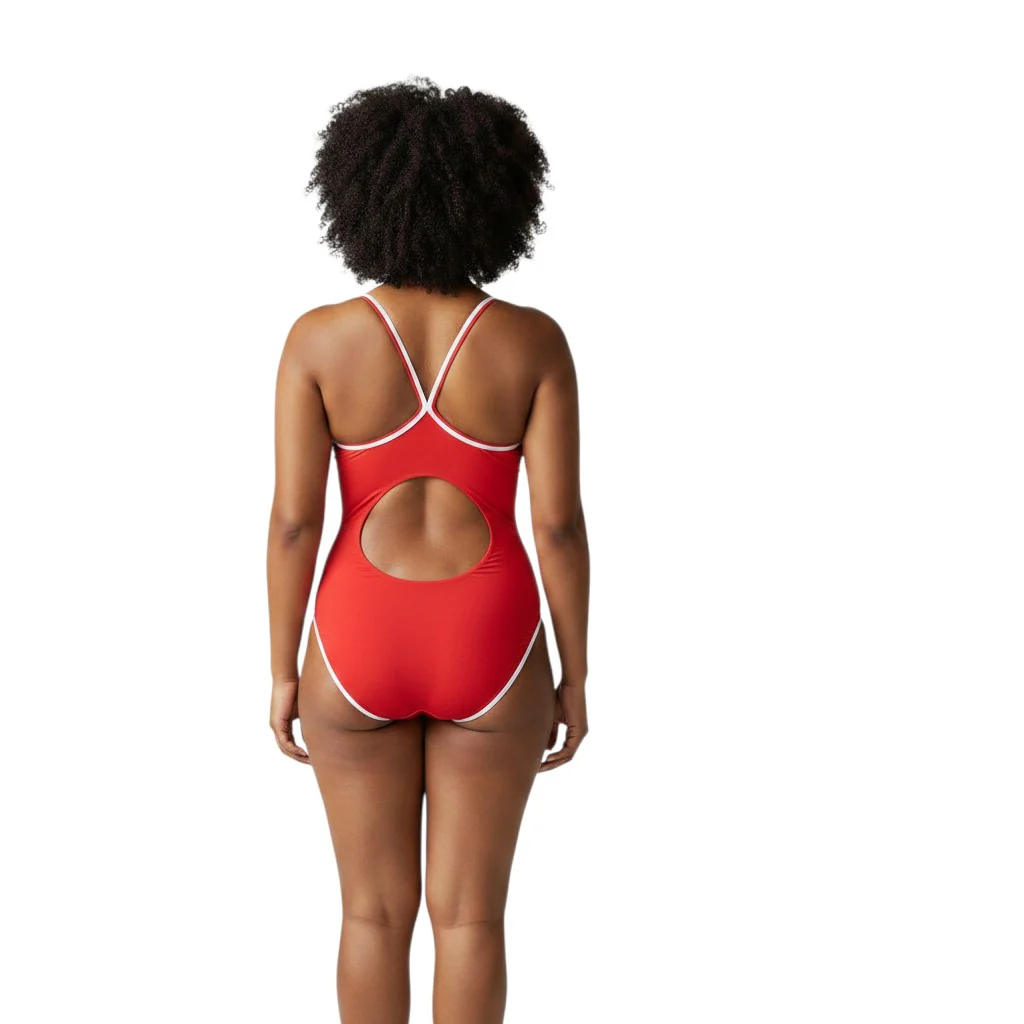 RISE Solid H-Back Reversible One Piece Swimwear - Image 7