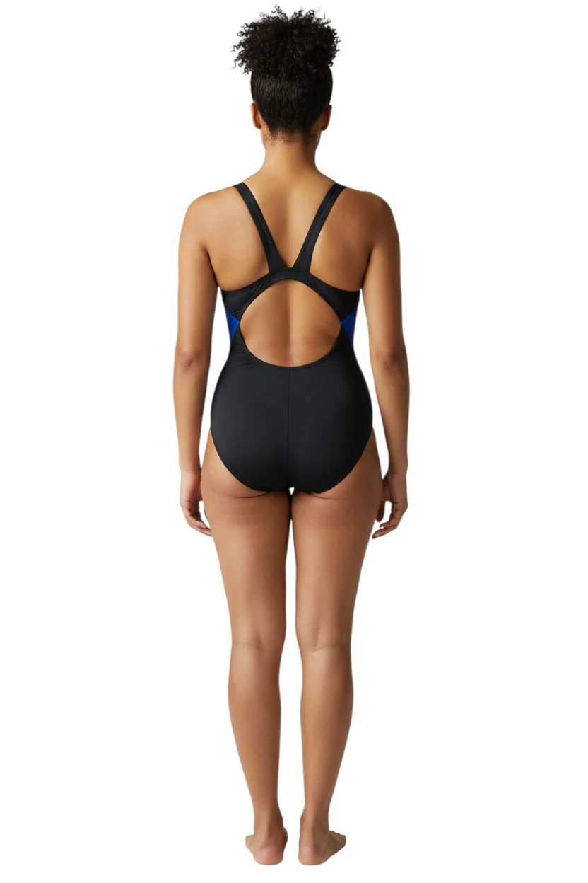 RISE Solid MB Back w/Shelf Bra One Piece Swimsuit - Image 10