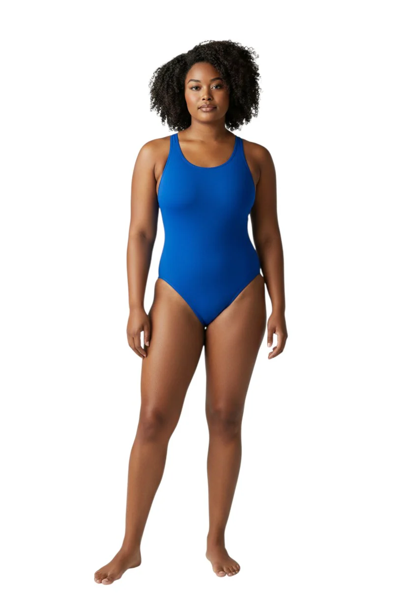 RISE Solid MB Back w/Shelf Bra One Piece Swimsuit - Image 15