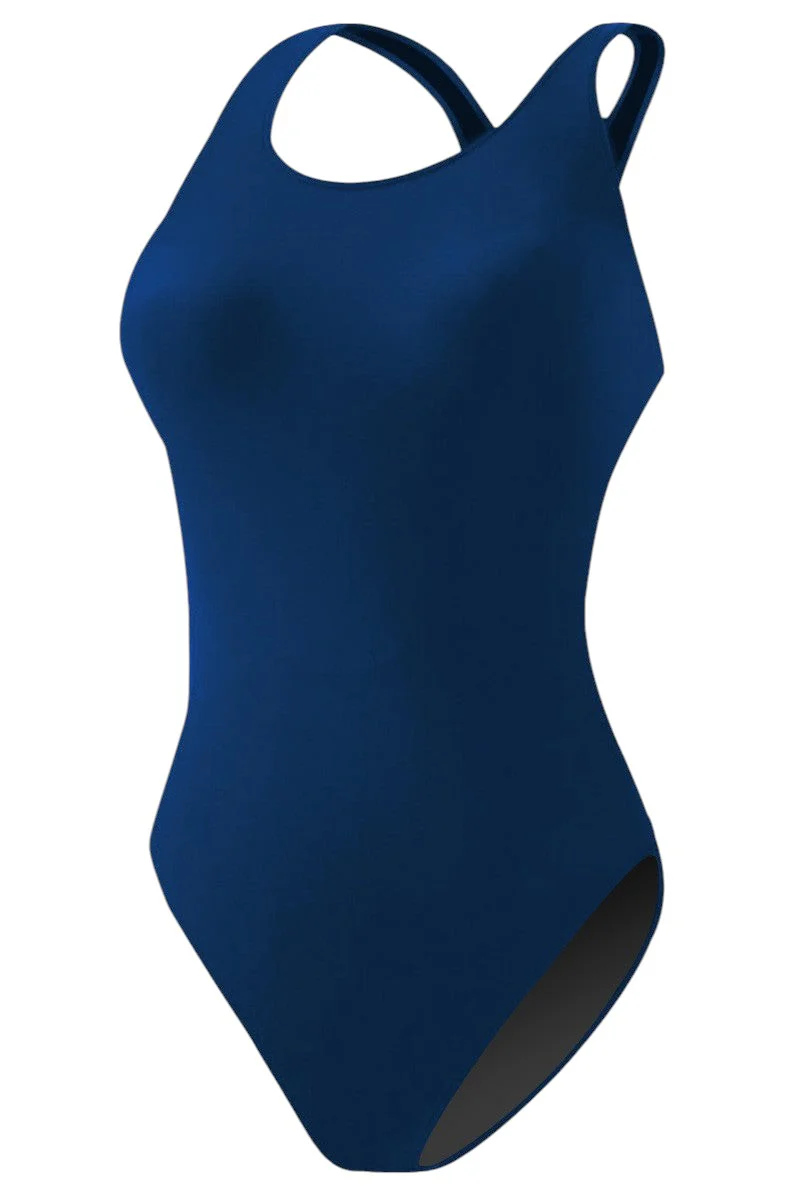 RISE Solid MB Back w/Shelf Bra One Piece Swimsuit - Image 7