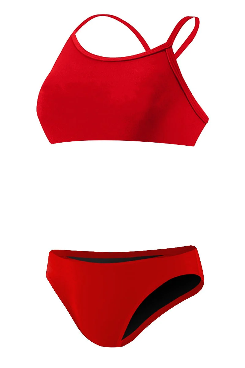 RISE Solid Poly Workout Bikini - Image 8