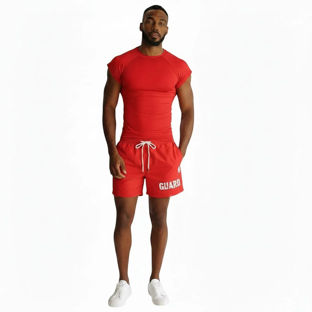 RISE Solid Short Sleeve Crew Neck Rashguard - Image 6
