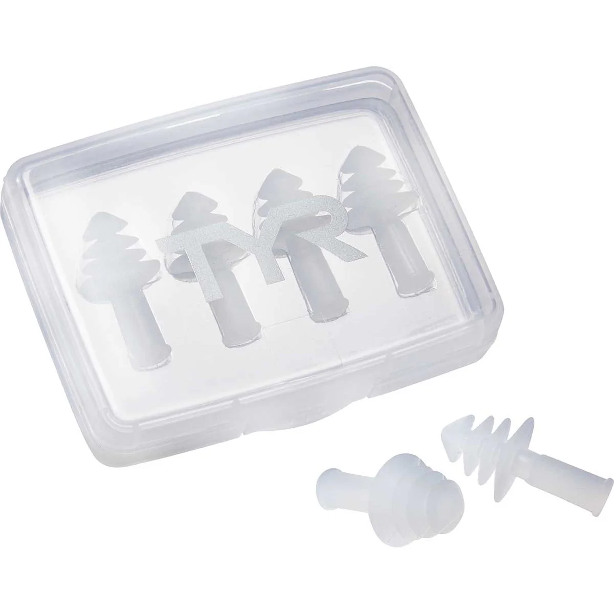 TYR Ergo Flex Ear Plugs - 4 Pack (2 Pairs)