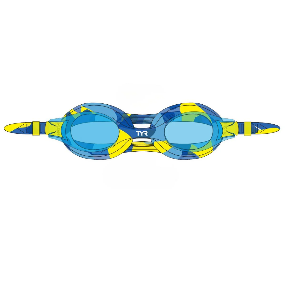 TYR Kid's Swimple Tie Dye Goggle - Image 9