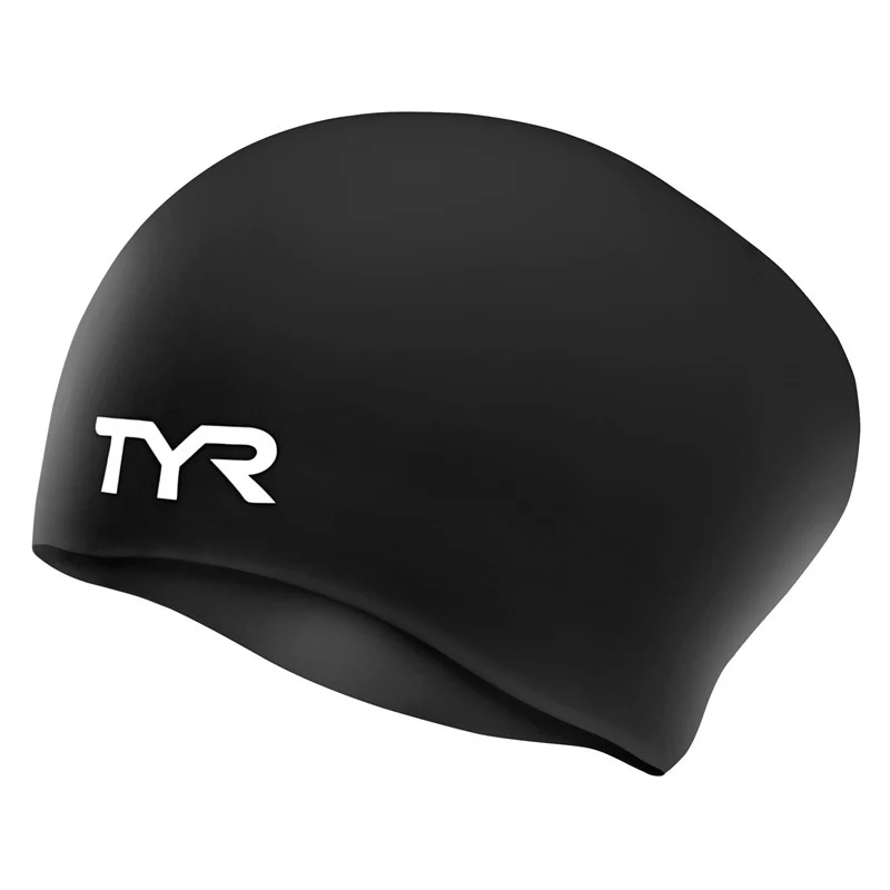 TYR Long Hair Wrinkle-free Swim Cap - Image 15