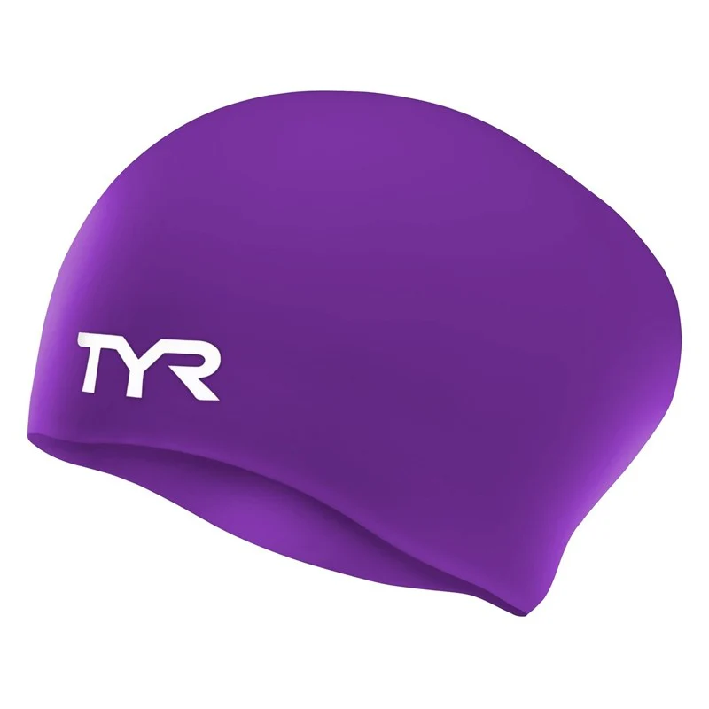 TYR Long Hair Wrinkle-free Swim Cap - Image 20