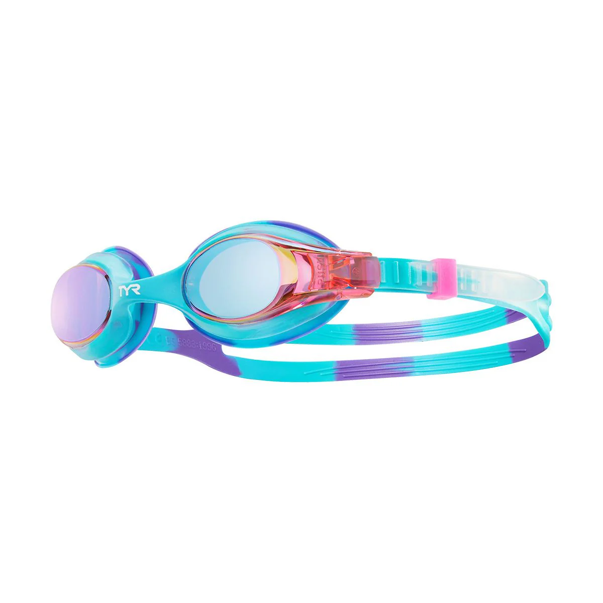 TYR Kid's Swimple Tie Dye Mirrored Goggles - Image 6