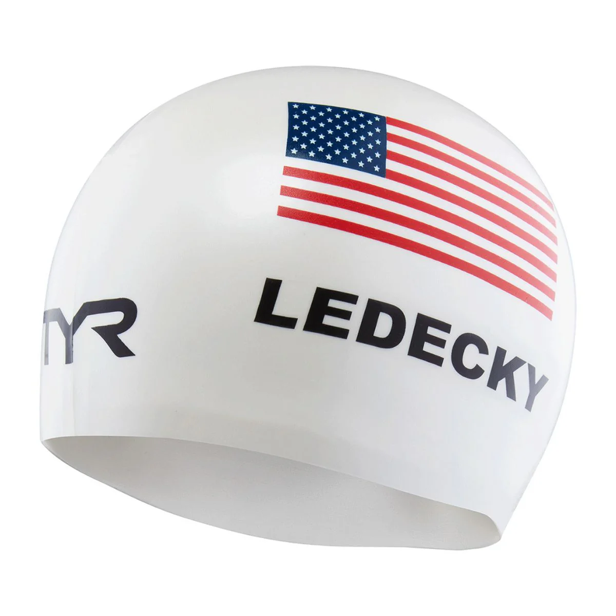TYR USA Silicone Swim Cap Ledecky - Image 4