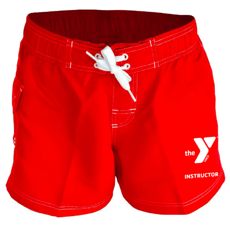 YMCA Instructor Female 5" Inseam Poly Short - Image 6