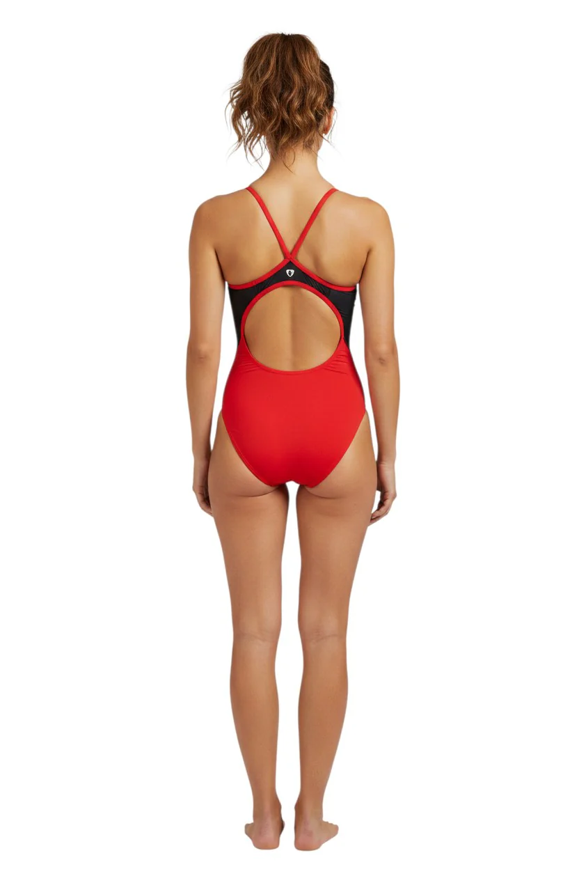 YMCA Kiefer H-Back Splice One Piece Swimsuit - Image 2