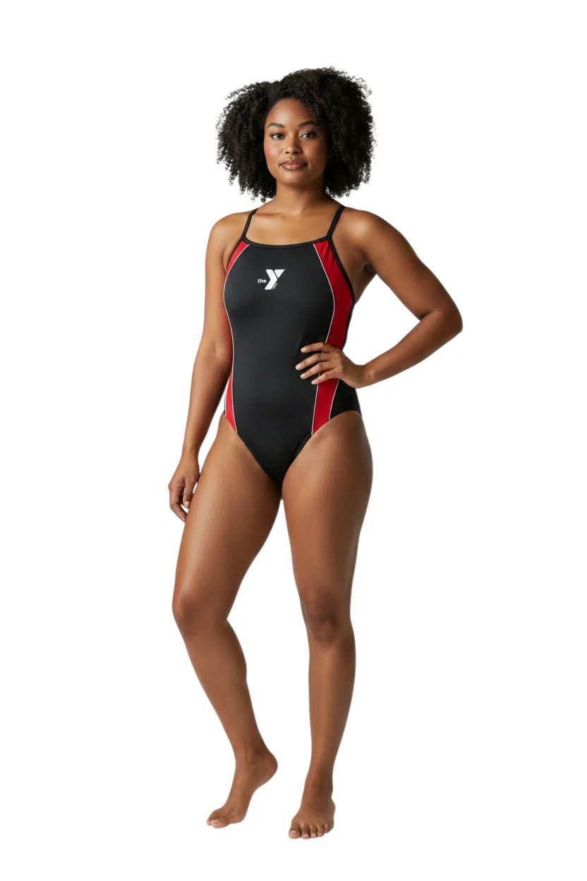 YMCA Kiefer H-Back Splice One Piece Swimsuit - Image 7